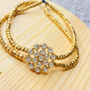 Gold Flower Bracelet